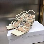 DIOR HEELS RHODES CREAM 7.5CM - 1