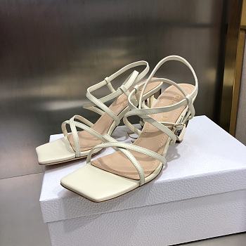 DIOR HEELS RHODES CREAM 7.5CM