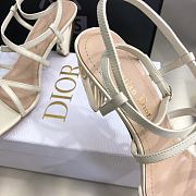 DIOR HEELS RHODES CREAM 7.5CM - 6