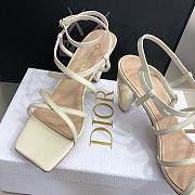 DIOR HEELS RHODES CREAM 7.5CM - 5