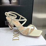 DIOR HEELS RHODES CREAM 7.5CM - 3