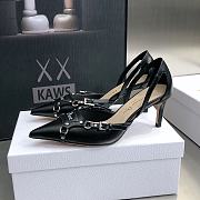DIOR HEELS-02 BLACK 7CM - 2