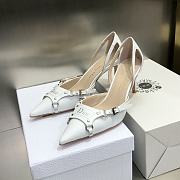 DIOR HEELS-02 WHITE 7CM - 1
