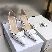 DIOR HEELS-02 WHITE 7CM - 5