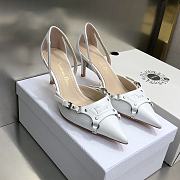 DIOR HEELS-02 WHITE 7CM - 4