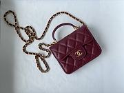 CHANEL COIN CHAIN BAG ROSE 12CM - 1