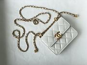 CHANEL MINI WOC BAG WHITE 12CM - 1