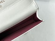 CHANEL MINI WOC BAG WHITE 12CM - 6