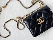 CHANEL MINI WOC BAG BLACK 12CM - 3