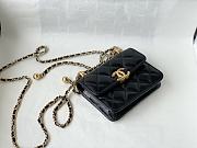 CHANEL MINI WOC BAG BLACK 12CM - 2