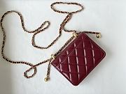 CHANEL MINI WOC BAG RED 12CM - 2