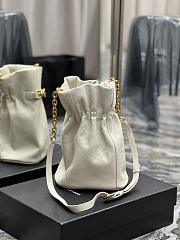YSL LE MAILLON WHITE 7.5CM - 3