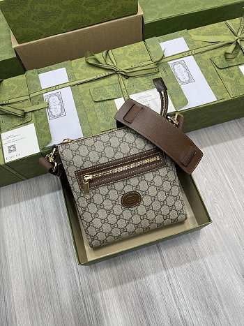 GUCCI GG Bestiary Crossbody Bag 21cm