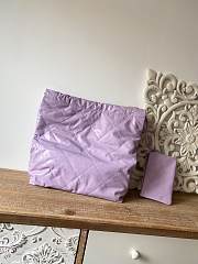CHANEL 22 BAG Calfskin Purple Large 48cm - 2