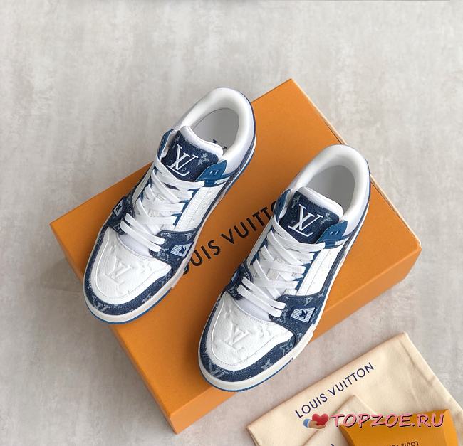 LV Trainer Monogram Blue - 1