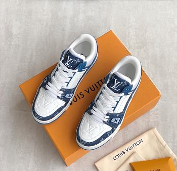 LV Trainer Monogram Blue