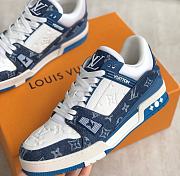 LV Trainer Monogram Blue - 6