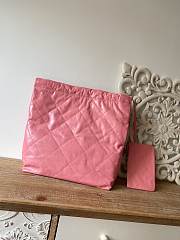 CHANEL 22 BAG Calfskin Pink Large 48cm - 3