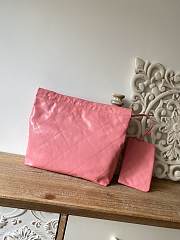 CHANEL 22 BAG Calfskin Pink Medium 39cm - 2