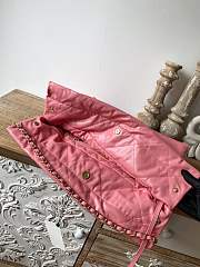 CHANEL 22 BAG Calfskin Pink Medium 39cm - 5