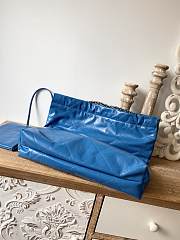 CHANEL 22 BAG Calfskin Blue Large 48cm - 3