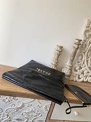 CHANEL 22 BAG Calfskin Black Medium 37cm - 5