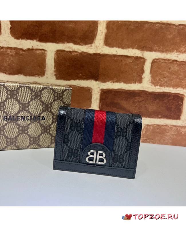 GUCCI X BALENCIAGA HACKER CARD CASE WALLET 11CM - 1