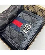 GUCCI X BALENCIAGA HACKER CARD CASE WALLET 11CM - 3