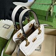 GG Marmont Matelassé mini bag White 19cm - 6