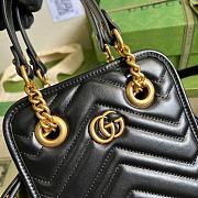 GG Marmont Matelassé mini bag Black 19cm - 2
