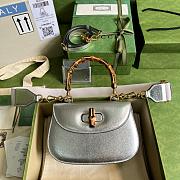GG Small top handle bag with Bamboo Calfleather 21CM - 1