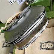 GG Small top handle bag with Bamboo Calfleather 21CM - 3