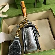 GG mini Top handle bag with Bamboo Calfleather 17CM - 3