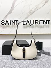 YSL LE FERMOIR Hobo shouder bag Calfskin Black 24cm - 1