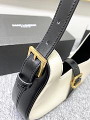 YSL LE FERMOIR Hobo shouder bag Calfskin Black 24cm - 6