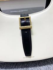 YSL LE FERMOIR Hobo shouder bag Calfskin Black 24cm - 2