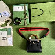 GG Diana Mini tote Black 20cm - 5