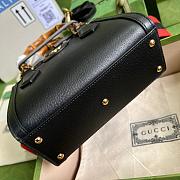 GG Diana Mini tote Black 20cm - 4