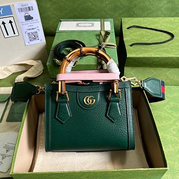 GG Diana Mini tote Green 20cm