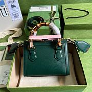 GG Diana Mini tote Green 20cm - 6