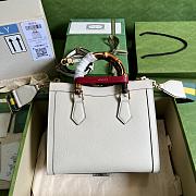 GG Small Diana bag White 27cm - 4