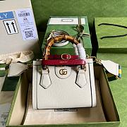 GG Diana Mini tote White 20cm - 1