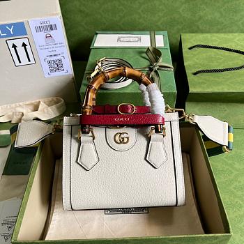 GG Diana Mini tote White 20cm