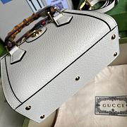 GG Diana Mini tote White 20cm - 5