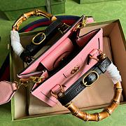 GG Diana Mini tote Pink 20cm - 5