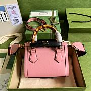GG Diana Mini tote Pink 20cm - 4