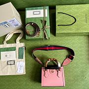 GG Diana Mini tote Pink 20cm - 2