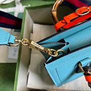 GG Small Diana bag Blue 27cm - 6
