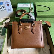 GG Small Diana bag Brown 27cm - 1
