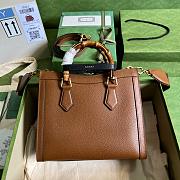 GG Small Diana bag Brown 27cm - 4
